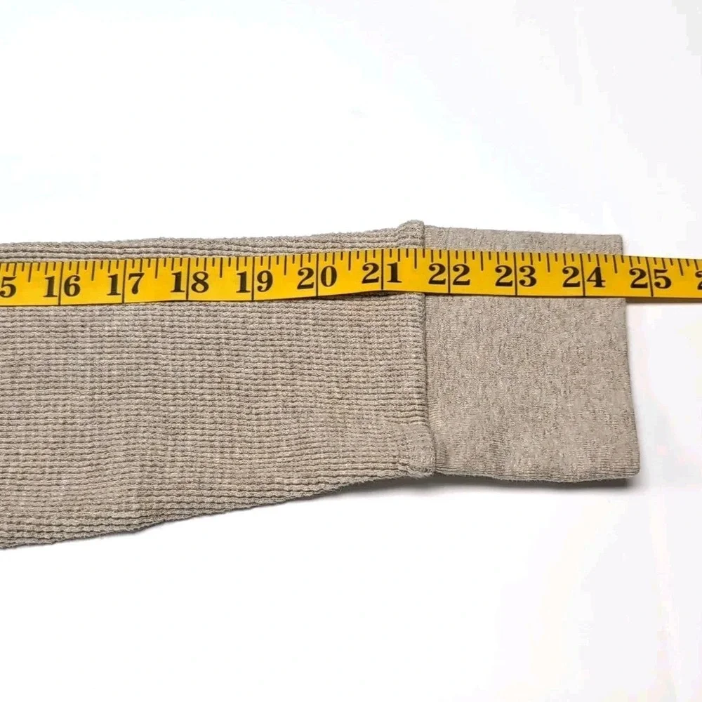 Polo‎ Ralph Lauren Thermal Waffle Knit Crew Neck Shirt Mens L Beige Long Sleeve